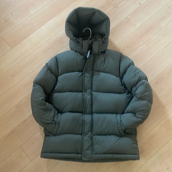 TNA Jackets & Blazers - Aritzia TNA super puff - Olive green